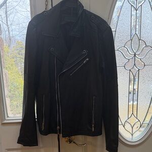 Karl Lagerfeld Black Biker Jacket